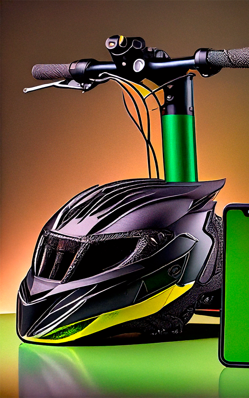 Casque et porte téléphone