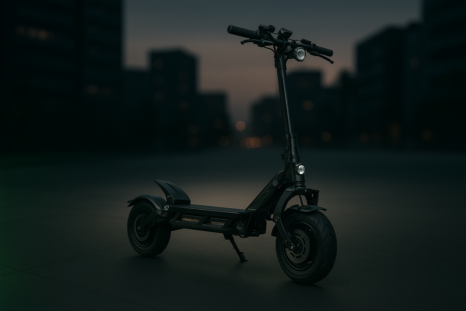 Image trottinette Nami avec fond urbain
