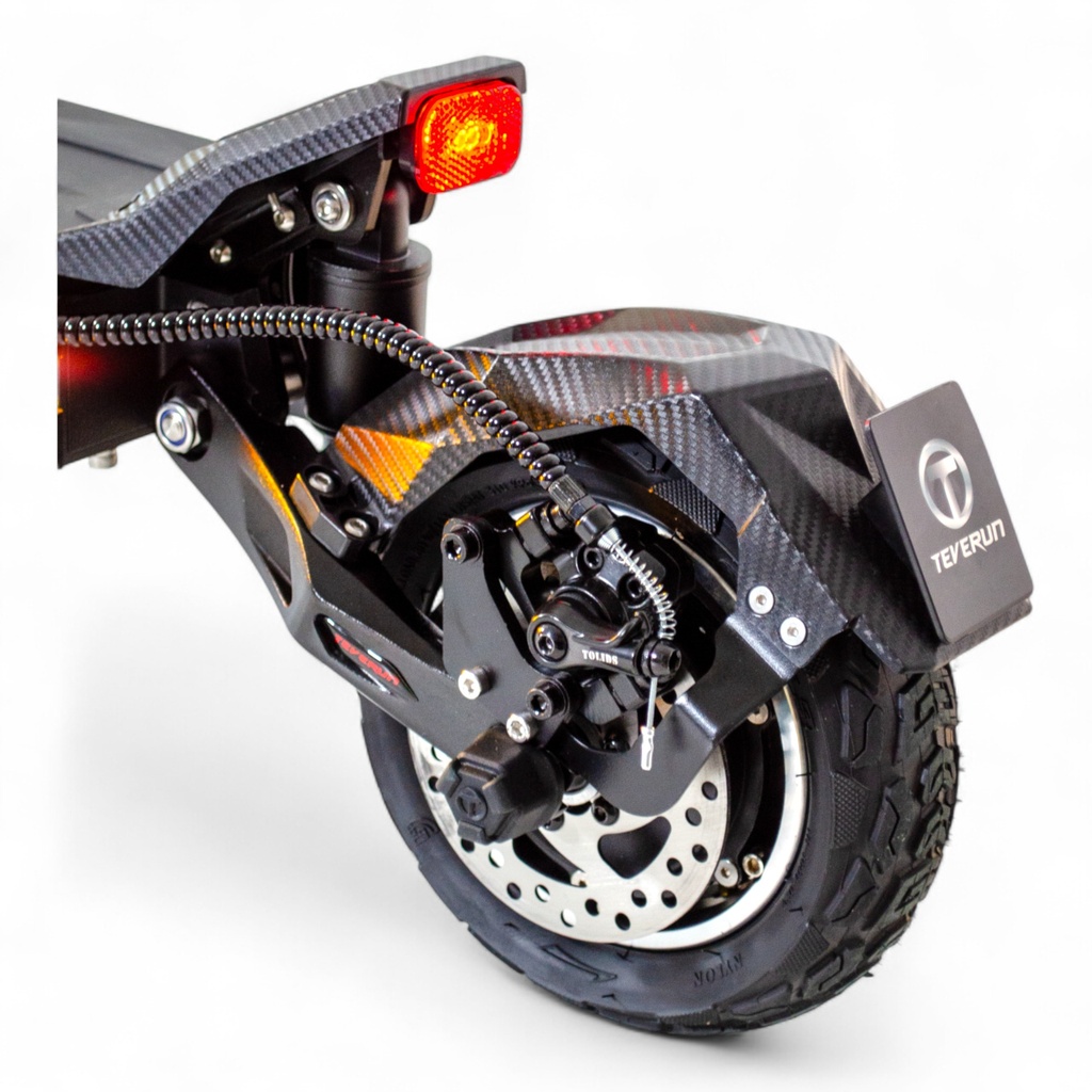 Image Teverun Fighter Mini Q Pro zoomée sur l'arrière